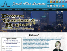 Tablet Screenshot of josephallanlawrence.com